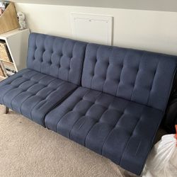Sofa bed - Futon Navy Blue 