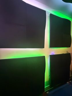 Professional Acoustic Studio Panels – 28 Modular Panels / 7 Large 46” x 46” – $899