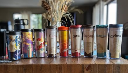 Starbucks City Tumblers (circa 2000s) - 9 piece set
