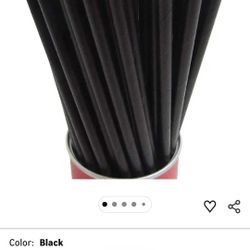 Go Green 5000Pcs(250 Per Pack) Black Paper Drinking Straws, 7.75 inch Disposable Striped Paper Straws, Natural Eco Friendly Biodegradable Drinking Str