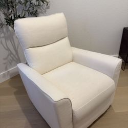 Ivory Nursery Swivel Chair Glider - Good Condition! 
