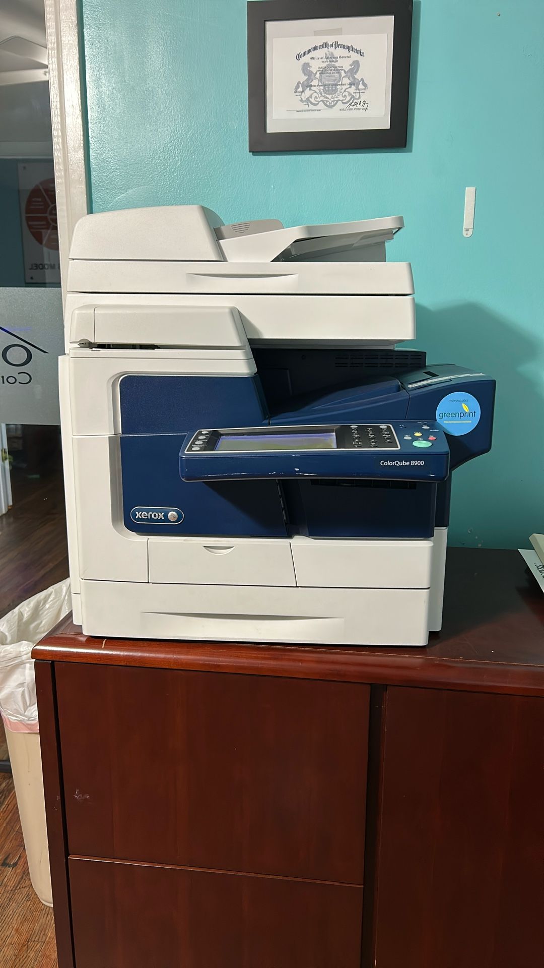 Broken Xerox ColorQube8900