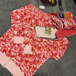 Pink Camo Bape Jacket 