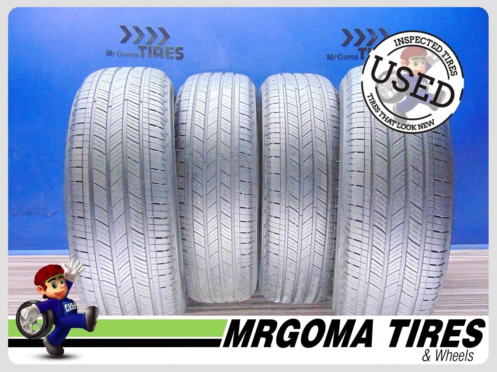 SET OF 4 MICHELIN PRIMACY A/S DT 225/60/18 USED TIRES 87% LIFE 225/60R18 100H * PRODUCTION YEAR  2021 - 2020 * INSTALLATION INCLUDED *