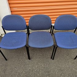 3 Office Chairs for Sale - $100 Total