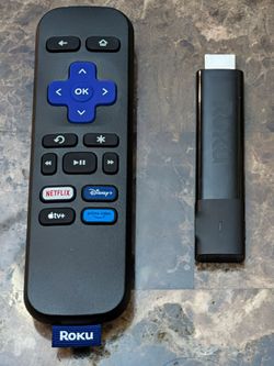 Roku Streaming Stick+ 4K (Model 3810X) & Remote – Stick & Remote Only.