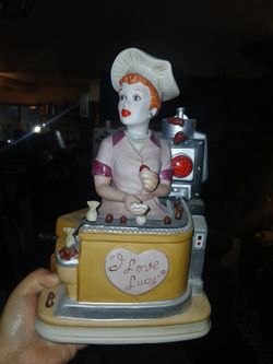 Custom Made Antique I Love Lucy Music Box 