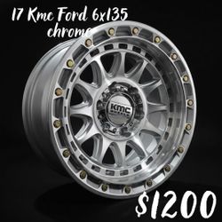 Wheels KMC 6 X 135 Chrome $120 All 4 