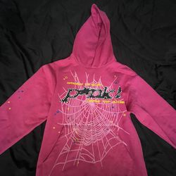 Pink Spider Hoodie (size M) Sp5der