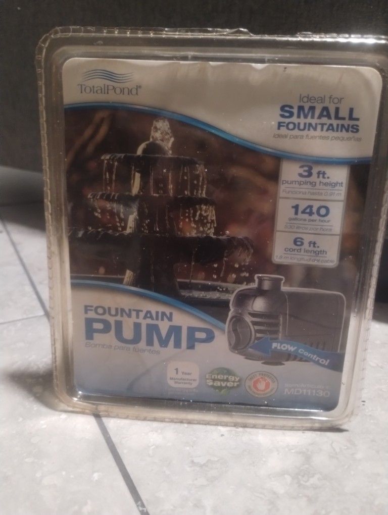 Brand New Water Pump For Small Fountains Or DIY Computer Cooling Systems 