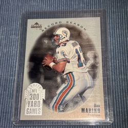 Dan Marino Upper Deck Record Season Card Football Card 