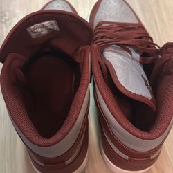 Cherry Wood Red Air Jorden 1 Size 14