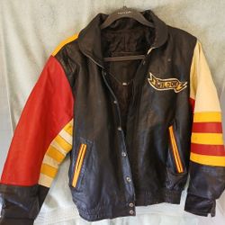 Vintage Mickey Mouse Wild One Leather Jacket