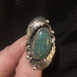 Turquoise and Silver Ring