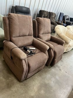 Power Lift Recliner Chairs – Set of 2