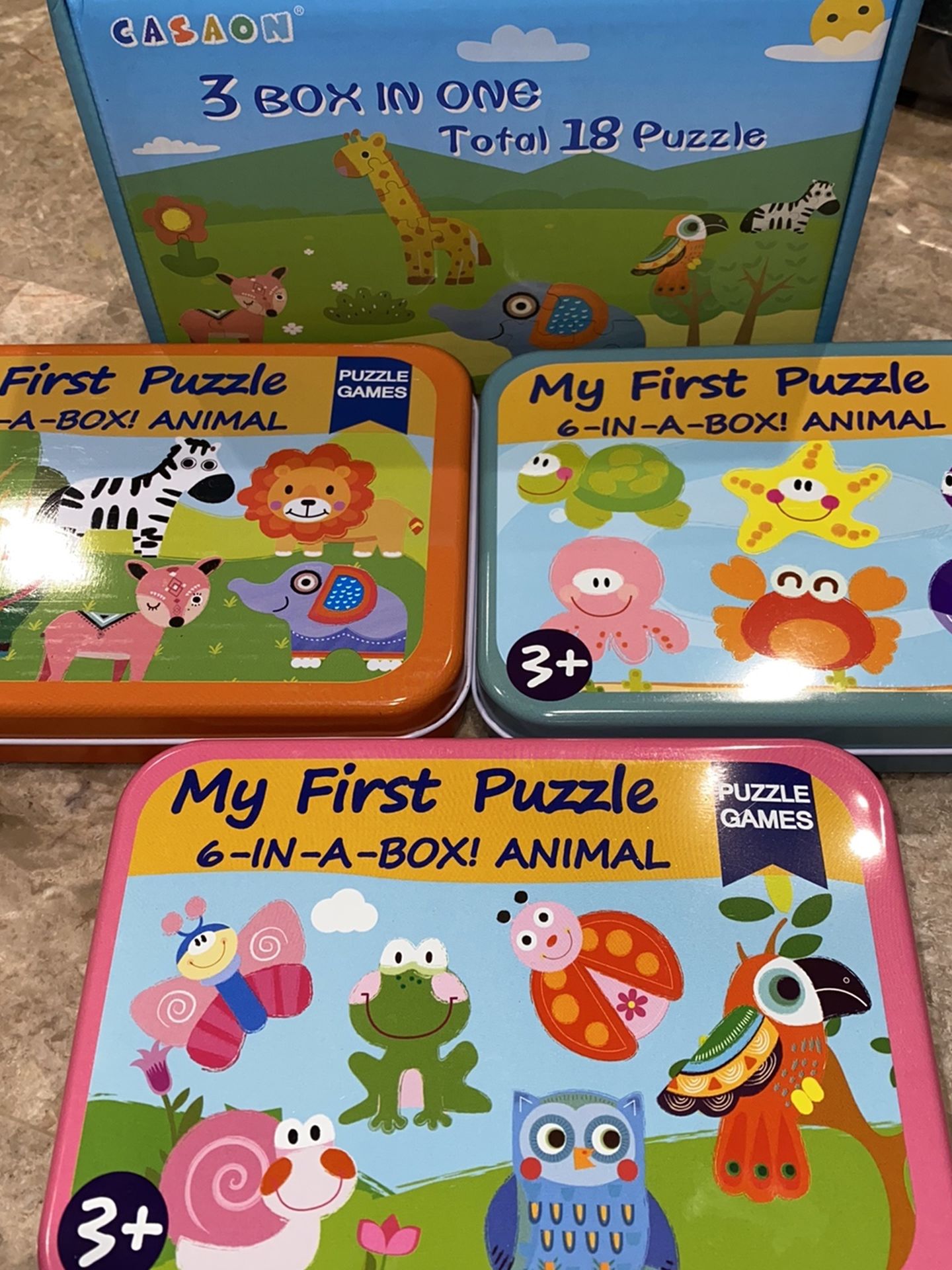 puzzles sets for kids brand new