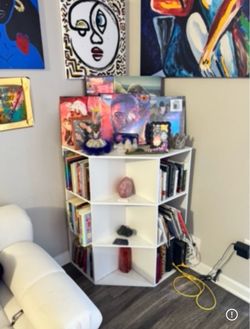 White Bookshelf