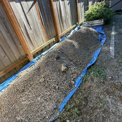 2+\-  Yards Gravel, dirt, Rocks Free Fill.  You Load and haul.