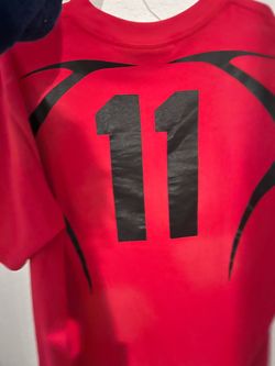 Red #11 Sports Jersey