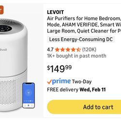 Air Purifiers for Home Bedroom / Purificador de Aire