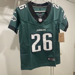 Youth Philadelphia Eagles Saquon Barkley stitched jerseys size small up to XL