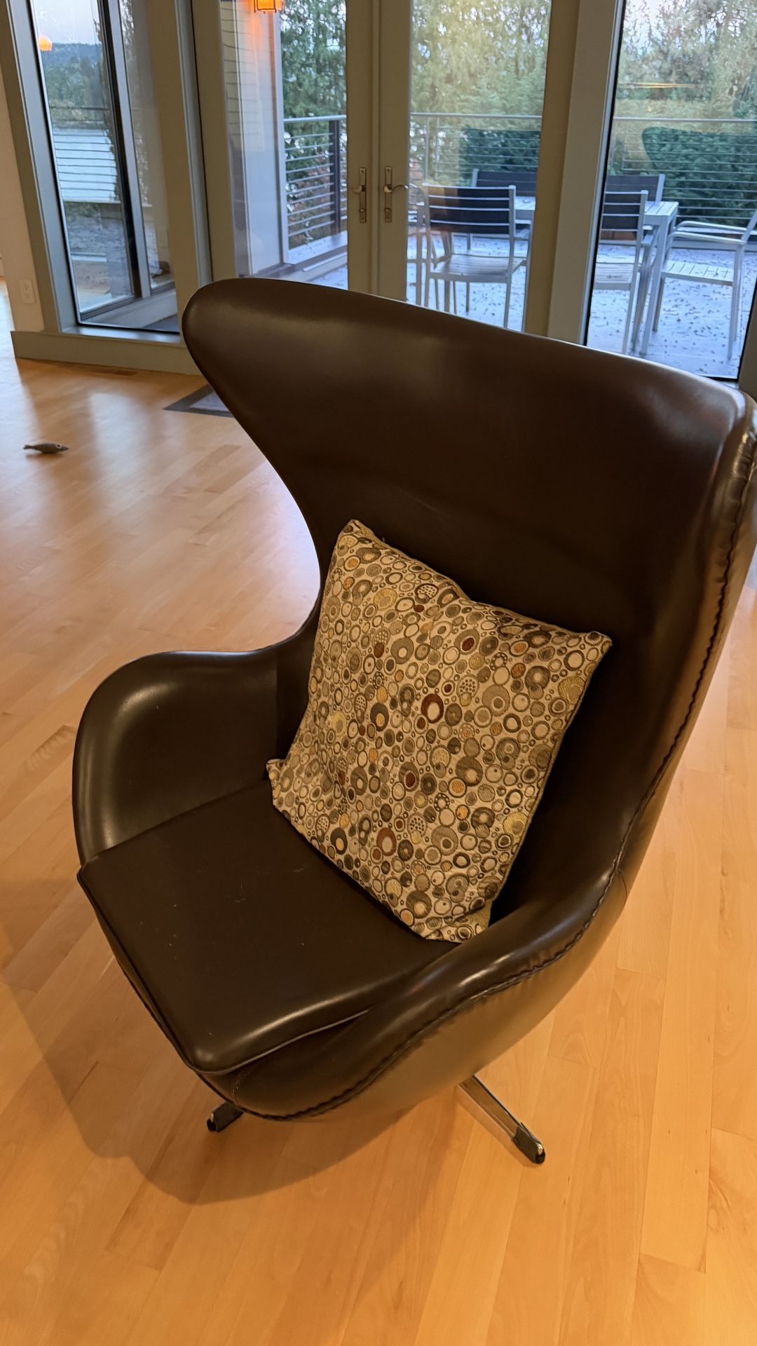 Leather Chairs  X 2