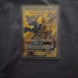Pokemon TCG Pikachu & Zekrom GX 162/181 Tag Team Full Art Holo Rare
