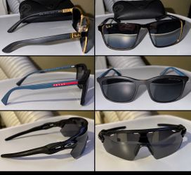Ray-Ban, Prada, and Oakley Sunglasses Bundle