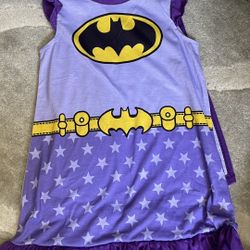 New Warner Brothers Batgirl 5-6 Year Old Nightgown Pajamas