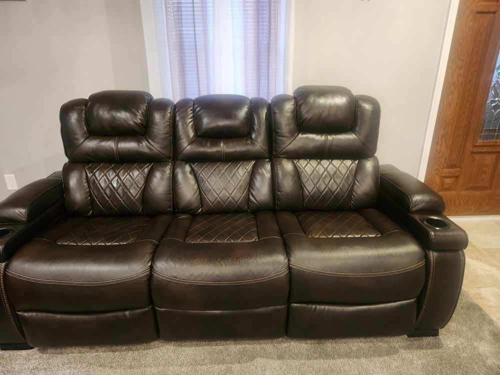 Leather Furniture 3pices Set