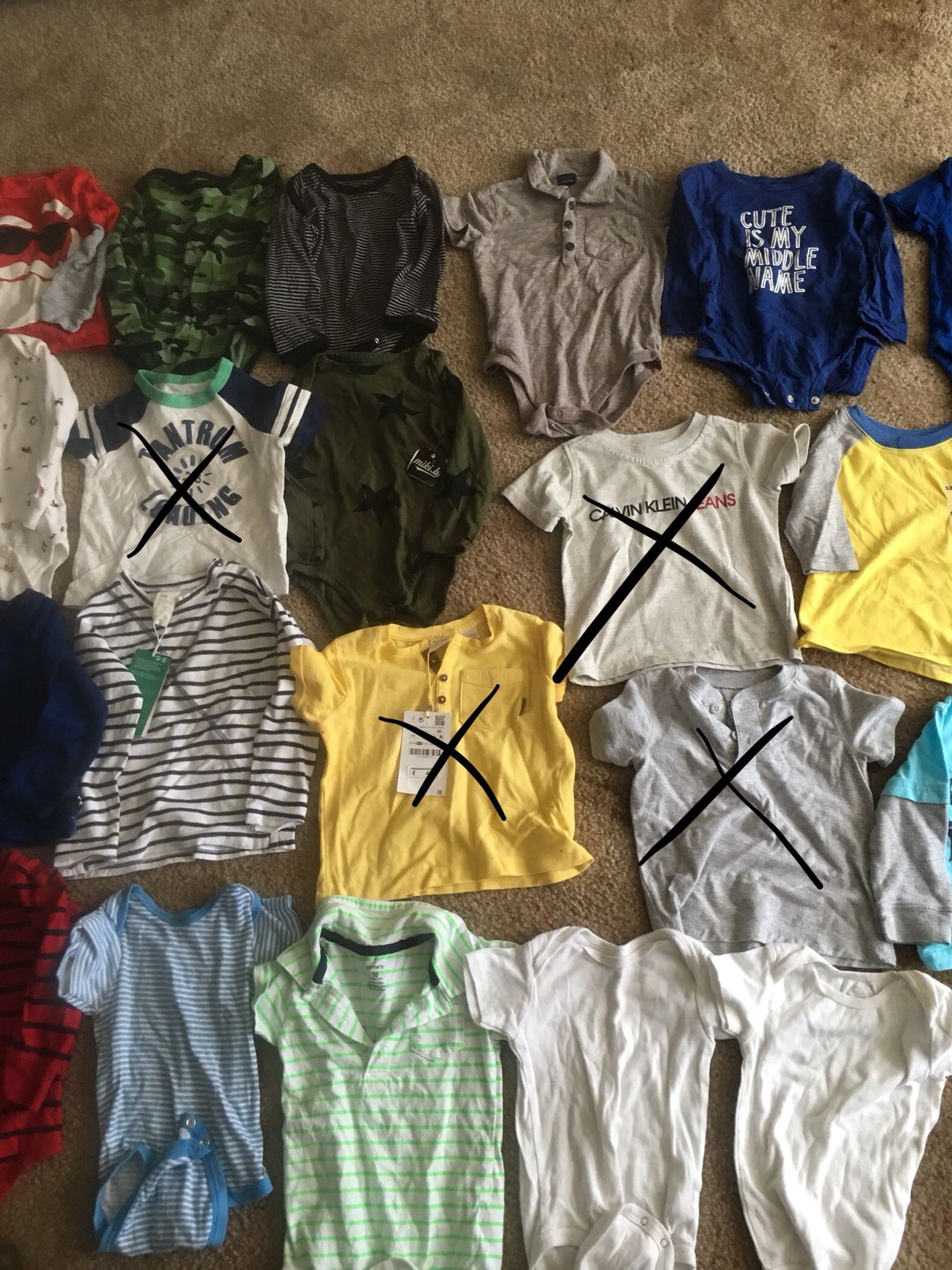 Baby boy/toddler 12-18 months shirts $2 each