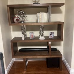 Side Table And Book Shelf For Sale