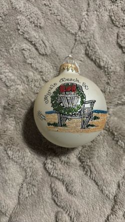 Myrtle beach Xmas Ornament