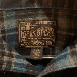 Mens L Flannel