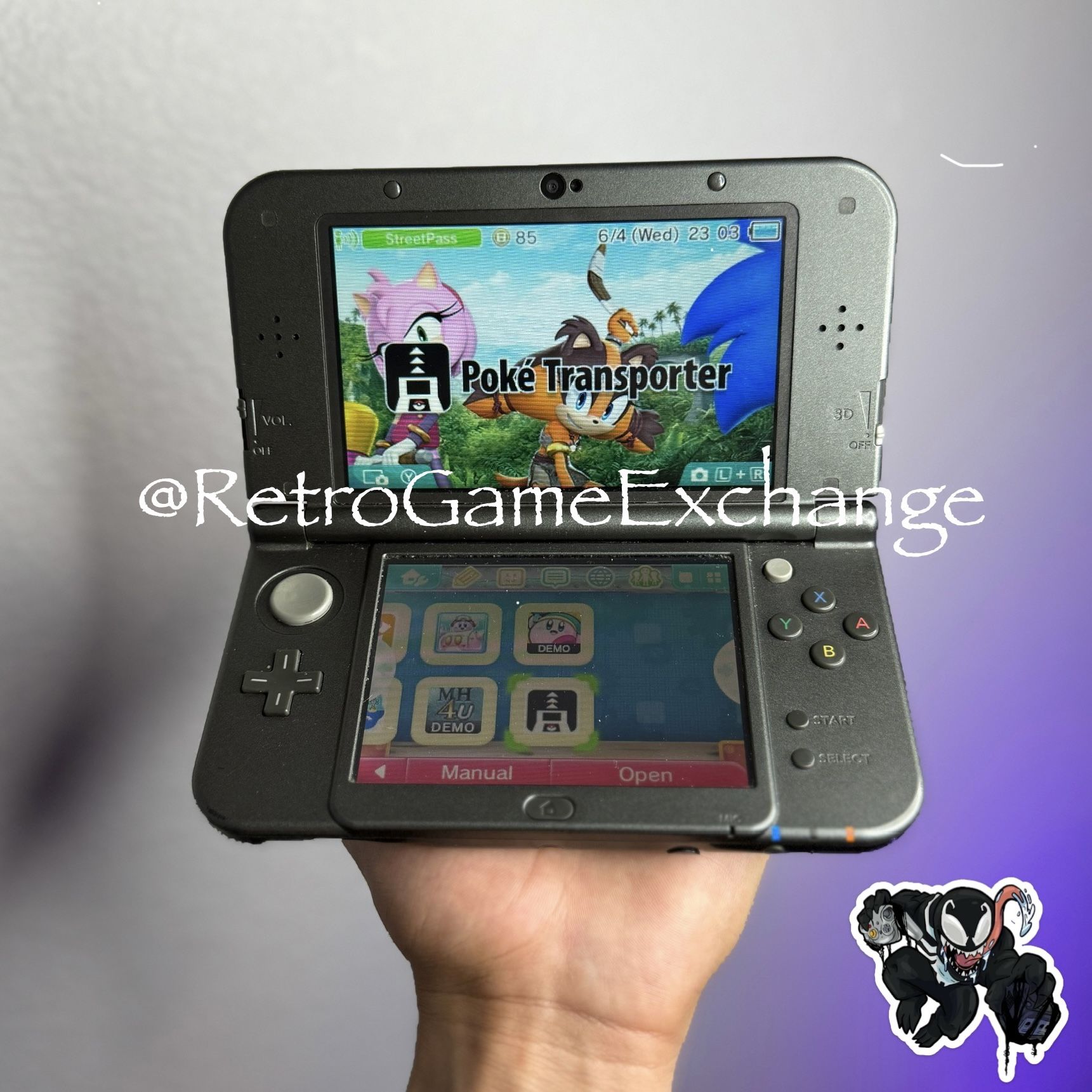 Nintendo NEW 3DS XL Black Bundle