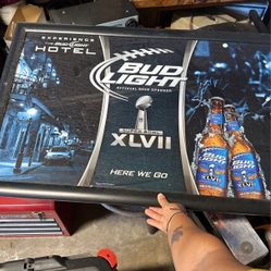 Bud Light Super Bowl XLVII frame