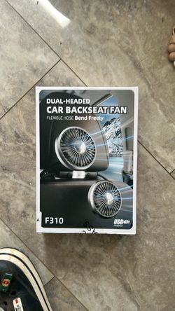 Dual-Headed Car Backseat Fan F310