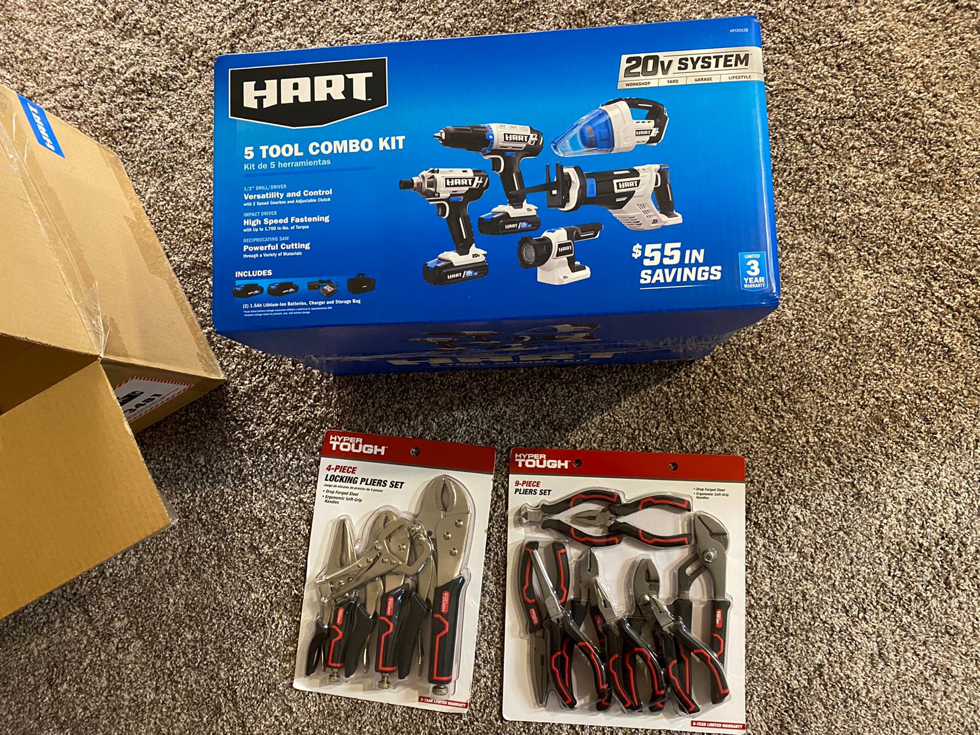 Hart Multi Tool Kit And Extra Hand Tools- New I’m Box