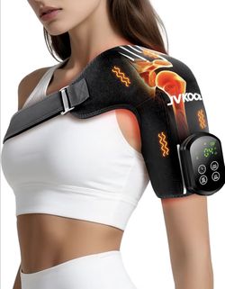 3 in 1 Portable Shoulder Massager Heating Pad, Infrared Light Therapy for Arthritis,Improve Joint Muscle