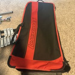 Back- to-School Ludwig Bell Kit – Complete Set with Rolling Case, Stand & Practice Pad 