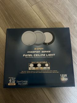 Sensor Light 18W Adjustable LED Panel Light with Sensor - Brand New