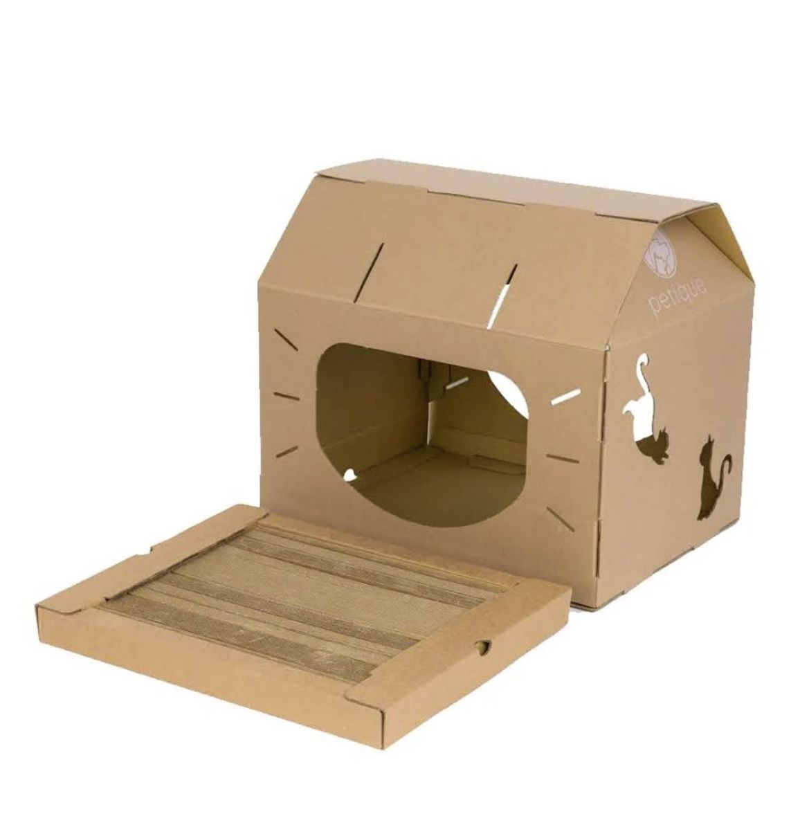 Sustainable pet house with Cat Nip for cats and bunnies