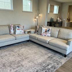 Great, comfortable and spacious Living Room Set. Sofa + Loveseat