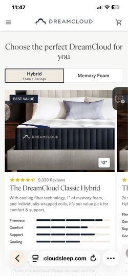 DreamCloud hybrid