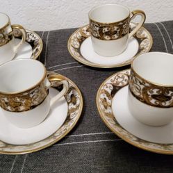 Japanese tea cups and saucers