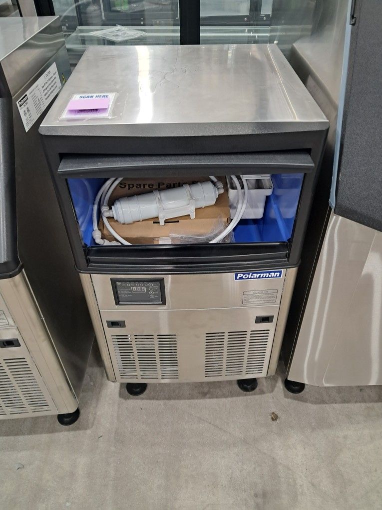 120lbs Ice Machine NSF Warranty Commercial New Español 