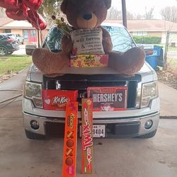 Giant teddy bear alone $250 
With chocolate and ballons $350