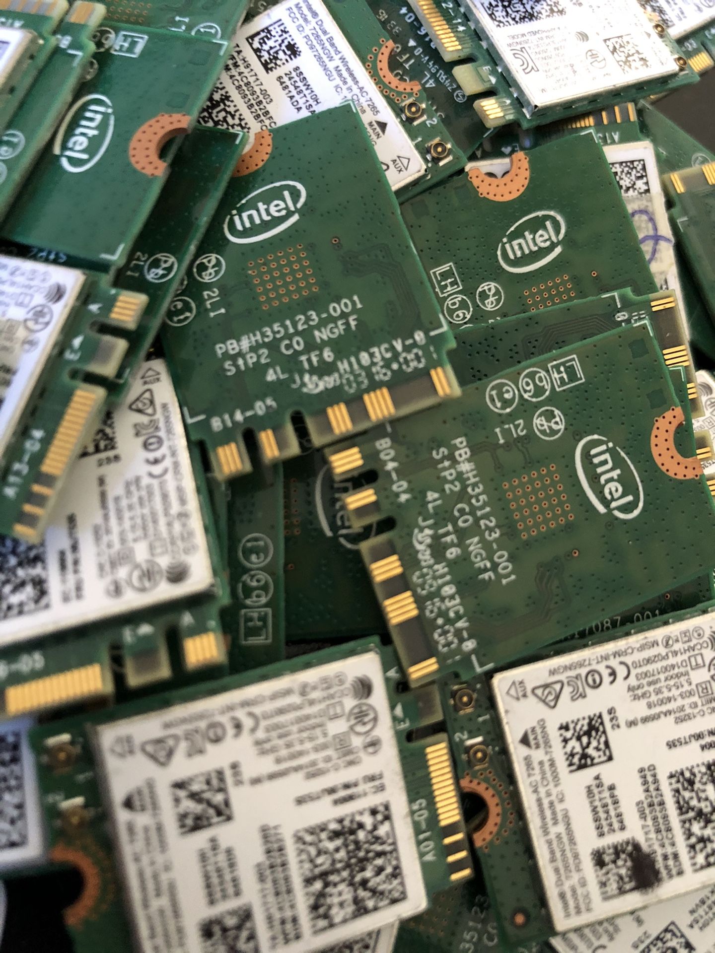 Intel dual band wireless Chips