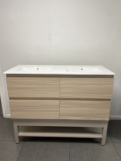 END OF YEAR SALE ~ Modern Floating Bathroom Vanity - 48 inches