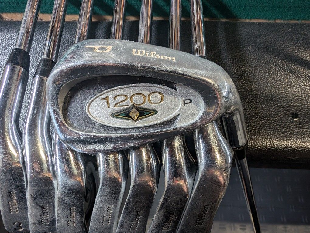 Wilson 1200 Oversize Right Hand RH Steel Irons Set 3-PW